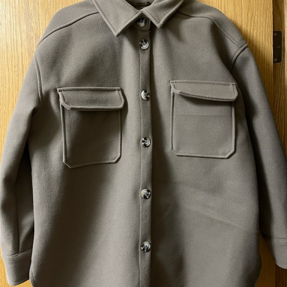 Brown Fall Shacket - Picture 1 of 5